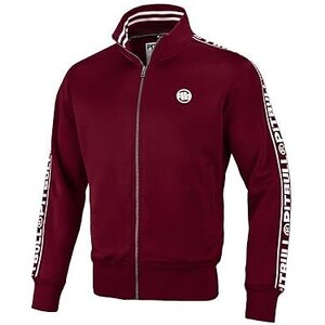 Felpa Uomo Pitbull Oldschool - Zip Con Tasche Zip Collo Alto San Diego CA