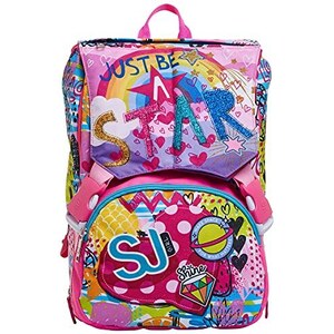 Zaino Scuola Estensibile My Little Pony Rosa - 21/28 Litri Con Schienale Ergosystem E Gadget Incluso