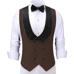Completo Gilet E Blazer Da Bambino, Classico E Formale, Doppiopetto, Per Matrimoni E Comunioni