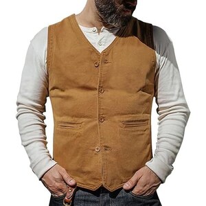 Gilet Uomo COOFANDY - Elegante Con Scollo A V Per Business, Matrimoni E Ufficio - Foto 3