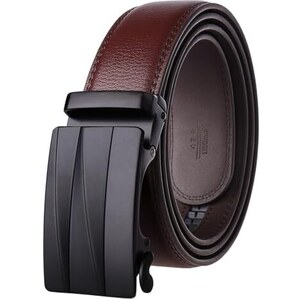 Cintura Uomo 4 Cm In Pelle Scamosciata E Fibbia Anallergica - Carta Da - Foto 5