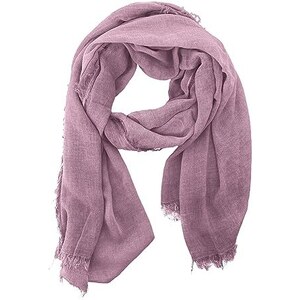 Sciarpa Donna Oussum Oro Con Frange, Morbida E Avvolgente, 70x27 Pollici, 100% Acrilico