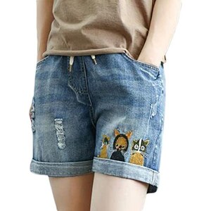 Short Sportivi Donna Estivi Larghi Shorts Cotone E Lino Comodi Bermuda Con Coulisse 561152