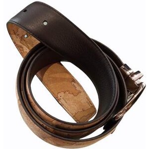 Cintura Alviero Martini Geo Classic 3,5cm - Tessuto Stampato E Dettagli In Pelle, Misura 105 (Taglia Unica)