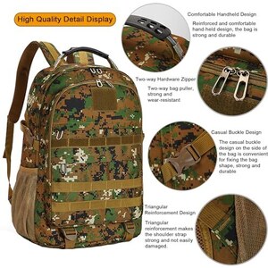 Zaino Militare Tattico 30L Dankforyou - Impermeabile Da Campeggio Con Tasca Scarpe