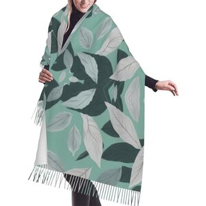 DAMILY Sciarpa Uomo A Pieghe A Righe, In Cotone E Lino, Morbida E Calda, 80x200 Cm, Colore Grigio, Unisex, Per Inverno