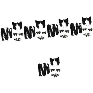 Costume Da Gatto Per Bambini Con Orecchie, Papillon E Coda – Set Travestimento Animale Per Halloween, Festa E Cosplay