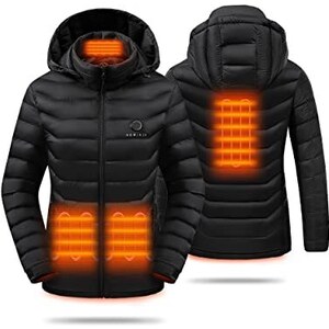 HEWINZE Giacca Riscaldata Uomo - Gilet Termico Batteria 10000mAh 3 Temperature