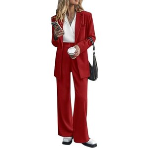 Completo Donna Elegante 3 Pezzi | Top, Pantaloni Vita Alta E Cardigan Per Ufficio E Casual