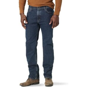 Wrangler - Pantaloni Jeans da uomo elasticizzati, con cintura
