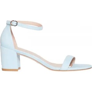 NINE WEST Kamsee Scarpe Décolleté Donna Con Tacco Medio – Camoscio Azzurro, Punta Affusolata E Chiusura Con Fibbia – Taglia 38 EU