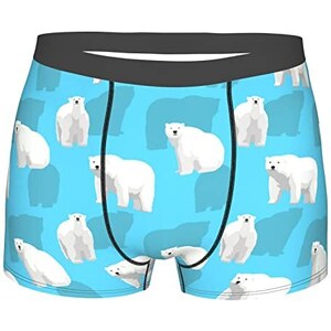BreakEgg Boxer da uomo in pizzo senza cuciture design in pizzo con vita bassa sexy e confortevole da uomo sotto le mutandine, bianco, taglia unica