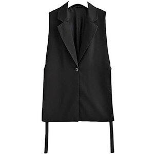 Vestito vestito midi senza maniche - arricciato senza maniche - BLU Vestito vestito midi senza maniche - arricciato senza maniche - BLU