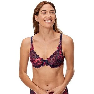Playtex Reggiseno Con Ferretto Flowery Lace: In Pizzo Floreale, Sostegno Perfetto, Spalline Larghe Regolabili, Chiusura Regolabile, Donna - 2