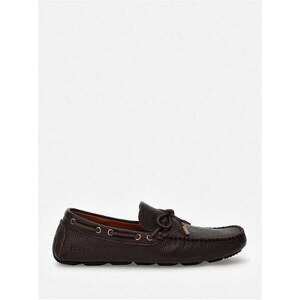 Guess Carcel Mocassini Uomo – Nero Multi 001, Suola In Ecopelle, Punta Cucita, Soletta Memory Foam, Tacco 2,3 Cm, Taglia 40 EU - 5