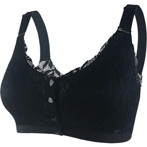 Reggiseno Push Up Con Chiusura Frontale Da Donna Comoda Bralette Con Coppa - Foto 14
