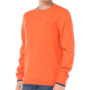 Sun68 Cardigan avorio in misto lana con logo K45311A main image 1