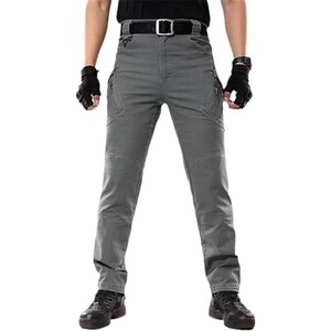 Pantaloni Da Lavoro Da Combattimento Cargo Da Uomo In Cotone - Foto 13