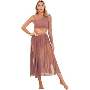 MSemis Body da Danza Classica Donna Vestito da Balletto Ballo Latino