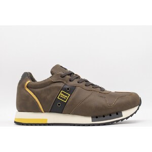 Blauer sneakers Ryder uomo in pelle bianco