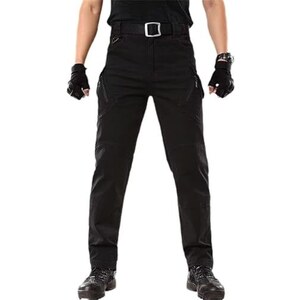 Pantaloni Cargo Uomo In Cotone – Multitasche, Per Lavoro Ed Escursionismo, Taglia Media, Colori Militari