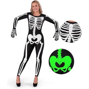 Guanti di halloween da scheletro Guanti di halloween da scheletro