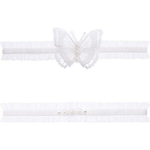 Giarrettiera In Pizzo Color Crema Con Rose • Bomboniere, Partecipazioni E Idee Originali - Foto 8