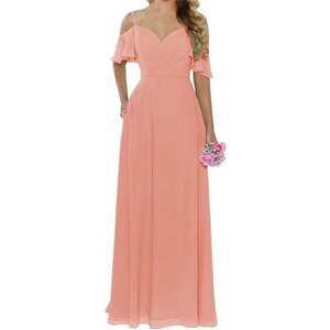 Abo Da Damigella D'onore Con Spalle Scoperte Con Nodo