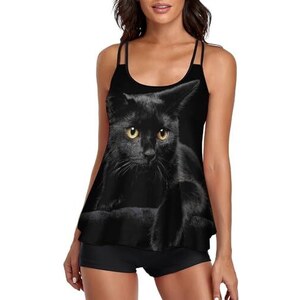 Costume Da Bagno Donna Nero Bikini Swimwear Con Slip Regolabile E Top Push Up Con Ferretto E Laccetto - Foto 8