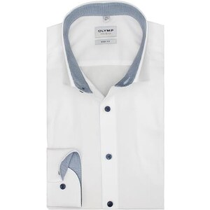 Camicia Celeste Cotone Stretch Olymp Level Five – Collezione 2025
