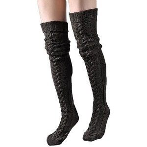 Calzini lunghi a righe Kawaii Calzini alti sopra il ginocchio da donna Calze sopra il ginocchio bianche rosa per calzini caldi al ginocchio per ragazza anime da donna  200574005