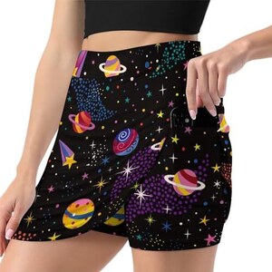 Pantaloncini 2 In 1 Ragazze Con Farfalle - Design Sirena, Sportivi E Casual - Foto 10