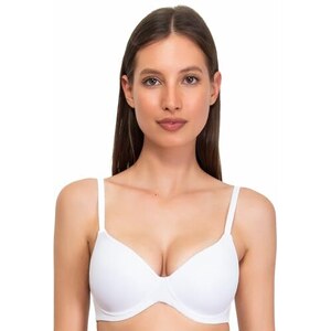 Reggiseno A Fascia Con Coppe Morbide E Fascia In Silicone - Bianco, Coppa B - Foto 9