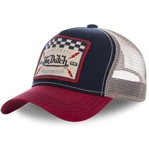 Von Dutch Berretto Rosso - Cappellino Trucker Iconico Con Toppa Ricamata - 2