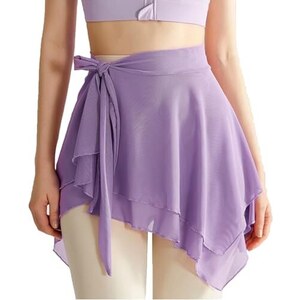 Gonnellino Danza Bambina - Chiffon E Tulle Per Balletto, Pattinaggio E Danza Moderna - Foto 3