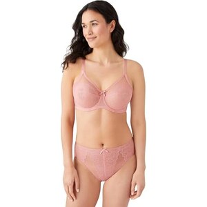 Wacoal Reggiseno Con Ferretto Awareness – Coppe Intere Senza Cuciture, Copertura Totale, Per Figure Intere (DDD-I), Tostapane