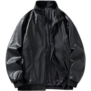 Bomber Donna In Finta Pelle – Stile Retrò, Ecopelle, Chiusura Lampo, Tasche, Perfetto Per Tutte Le Stagioni
