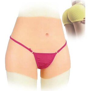 LittleForBig Slip unisex hipster Usagi Moon Mesh Shaping Tucking Gaff Mutandine per Sissies Crossdresser Transgender, Colore: rosa., XS
