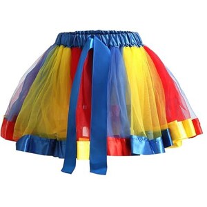 Gonna Tutù Da Ballo In Tulle - 5 Strati, Bianca, Vita Elastica 50-100 Cm, Per Feste E Danza - Foto 10