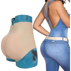 Mutandine Modellanti Per Glutei E Addome JENCVNL – Imbottite, Vita Alta, Taglie M/L/XL (Nero/Beige)