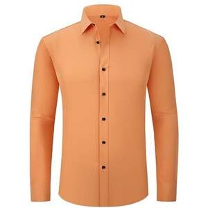 Camicia da uomo a maniche corte, estiva, per il tempo libero, casual, con bottoni, vestibilità normale, estiva, basic