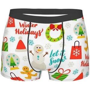 Boxer pantaloncini da uomo e uomo, mutande hipster, boxer retrò, in cotone, elasticizzati, traspiranti, biancheria intima da uomo, 2025, Colore: rosso, L
