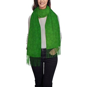 Sciarpa Triangolare Donna Effetto Cashmere Leopardata: Bandana Invernale Taglia Unica - 2