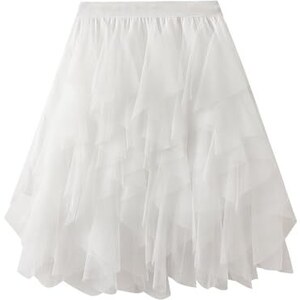 Gonna Tutu In Tulle Elastico A 4 Strati - Con Paillettes Stelle, Taglia Unica Adulti - Foto 9