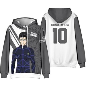 Felpa Con Cappuccio Anime Blue Lock 3D: Yoichi Isagi E Chigiri Hyouma Per Veri Fans!