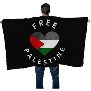 Bandana Palestina Multiuso - Sciarpa, Scaldacollo, Maschera - 25x50cm In Poliestere - Foto 2