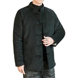 un-brand Kimono da uomo in stile cinese sottile Hanfu Plus Giacca di grandi dimensioni # 03 Taglia 3XL