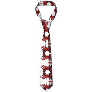 King & Priory - Cravatta Verde Scuro A Spina Di Pesce Con Ricamo Trattore - Collezione Country