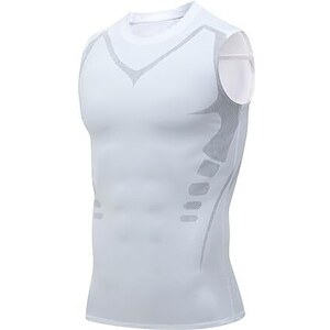 Gilet Modellante Sudore Da Uomo Dimagrante Shapewear Canottiera Senza - Foto 7