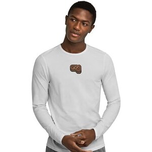T-shirt Boss da uomo, a girocollo, vestibilità slim, colore Bianco